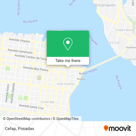 Cefap map
