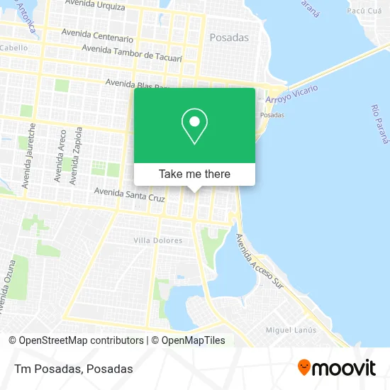 Tm Posadas map