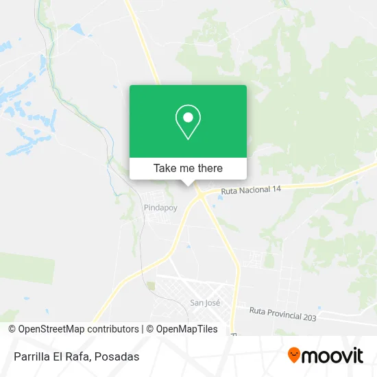 Parrilla El Rafa map