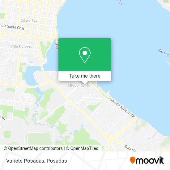 Variete Posadas map