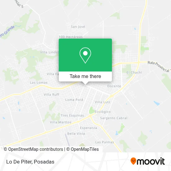 Lo De Piter map