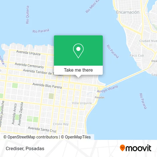 Crediser map