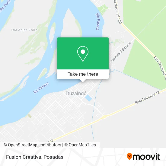 Fusion Creativa map