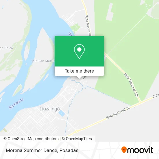 Morena Summer Dance map