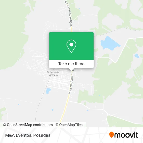 M&A Eventos map