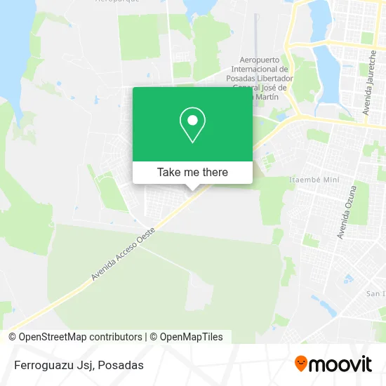 Ferroguazu Jsj map