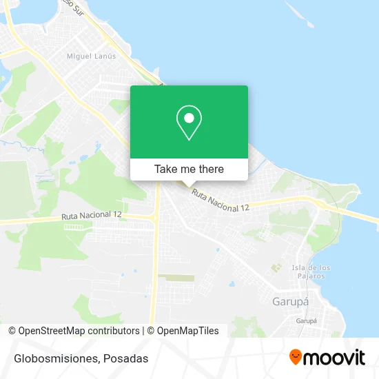 Globosmisiones map
