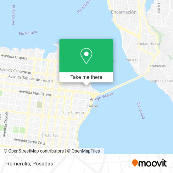 Remerulis map