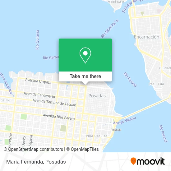María Fernanda map