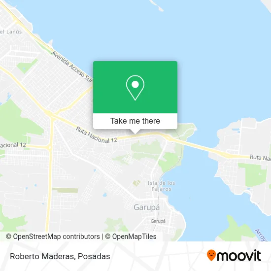 Roberto Maderas map