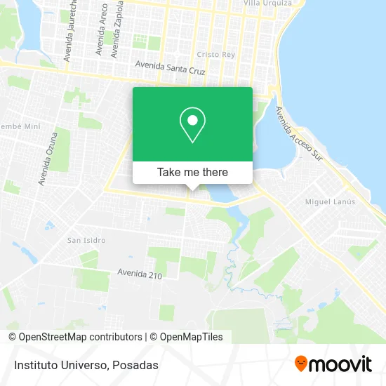 Instituto Universo map