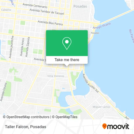 Taller Falcon map