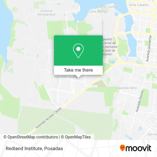 Redland Institute map