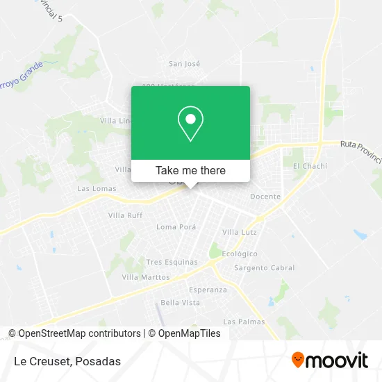Le Creuset map