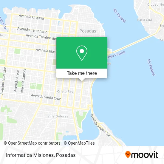Informatica Misiones map