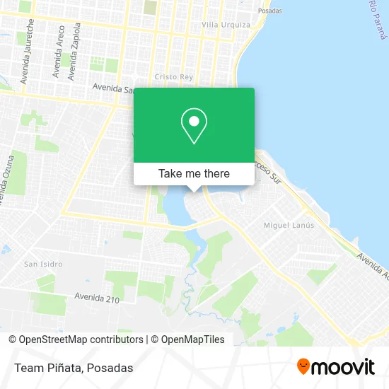 Team Piñata map