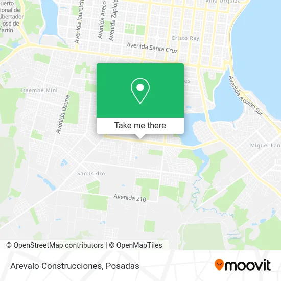 Arevalo Construcciones map