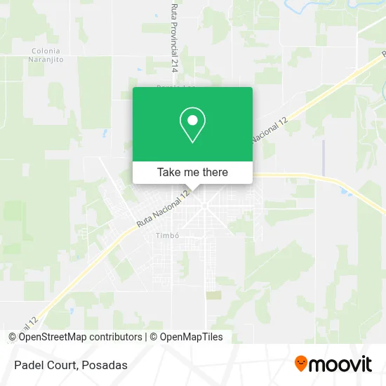 Padel Court map