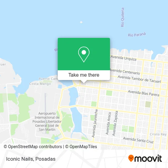 Iconic Nails map