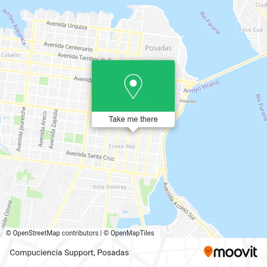 Compuciencia Support map