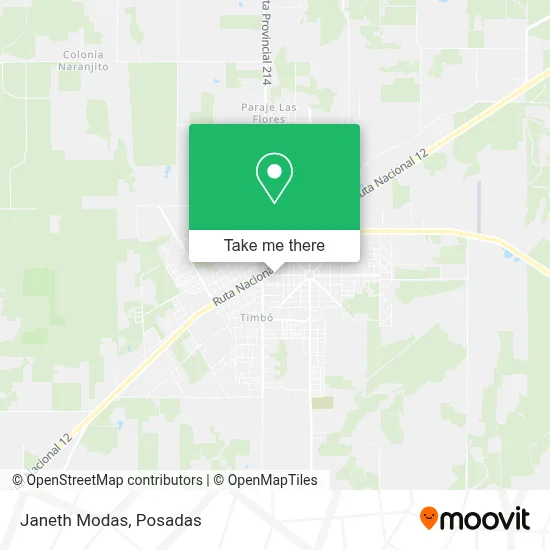 Janeth Modas map