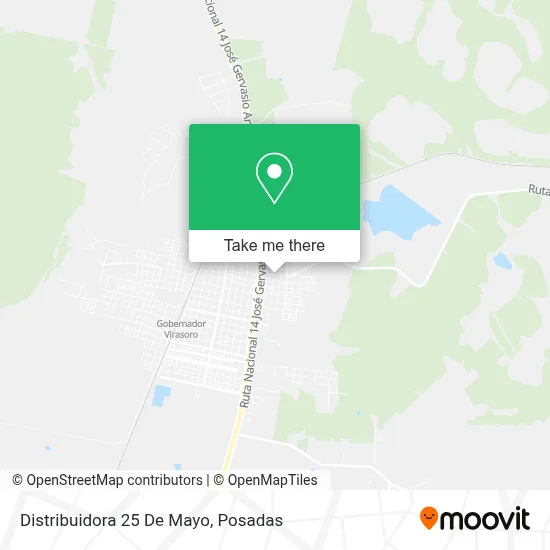 Distribuidora 25 De Mayo map