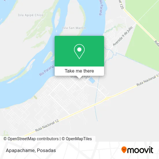 Apapachame map
