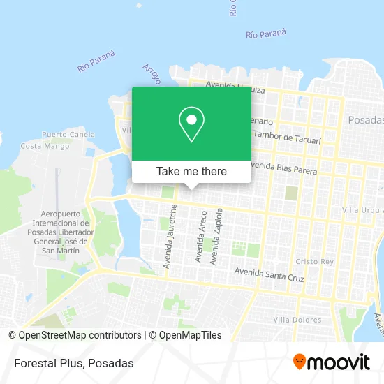 Forestal Plus map