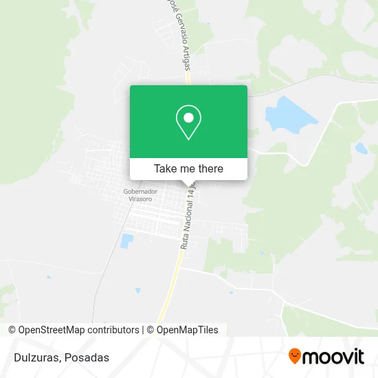 Dulzuras map