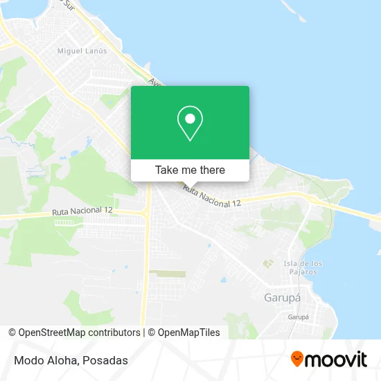 Modo Aloha map