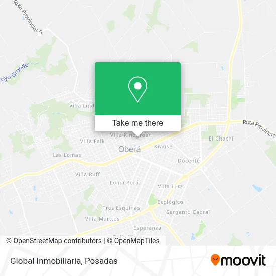 Global Inmobiliaria map