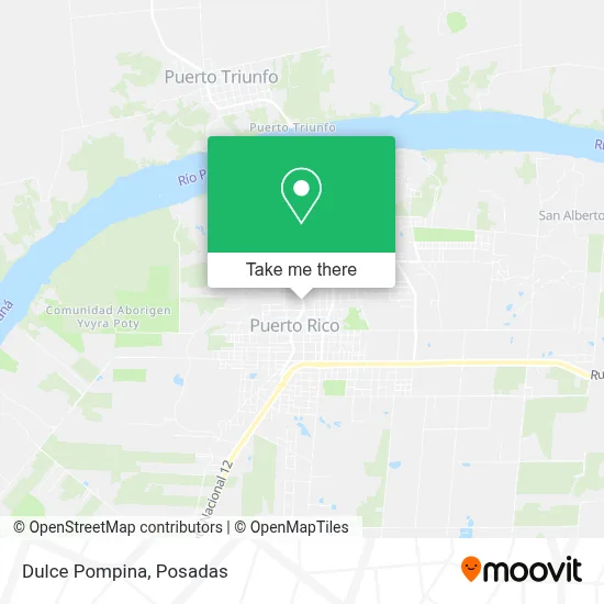 Dulce Pompina map