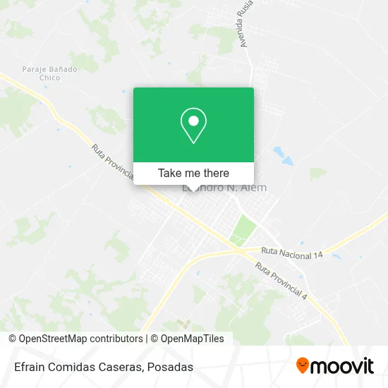 Efrain Comidas Caseras map