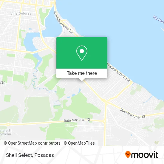 Shell Select map