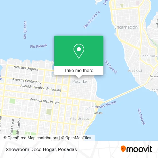Showroom Deco Hogar map