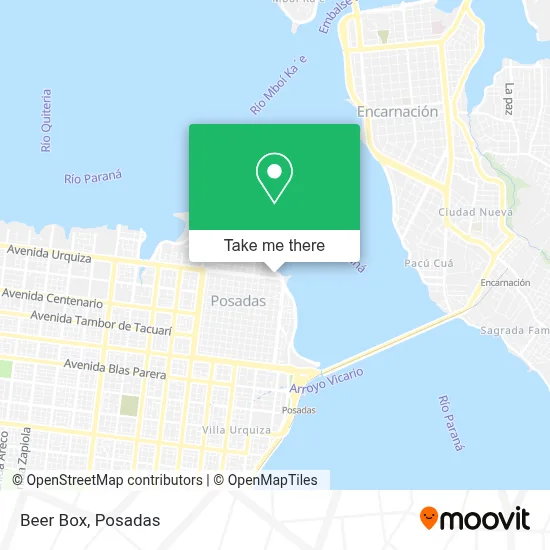 Beer Box map