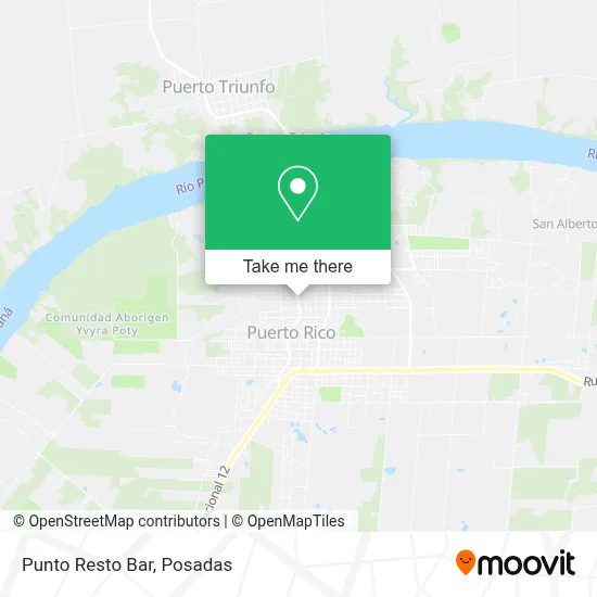 Punto Resto Bar map