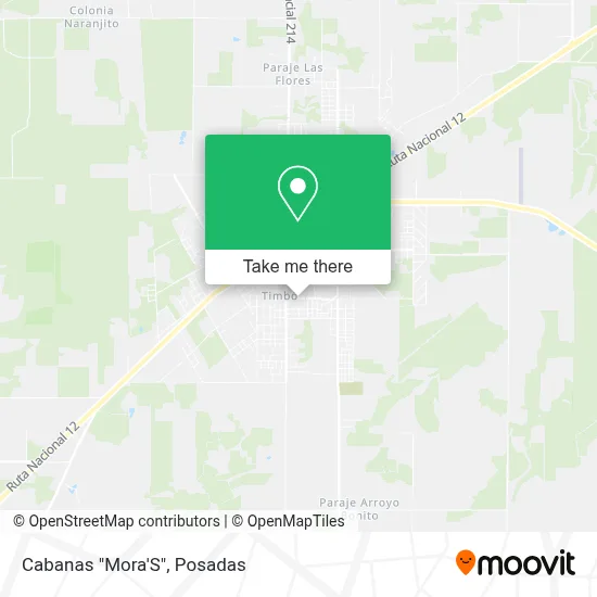 Cabanas "Mora'S" map