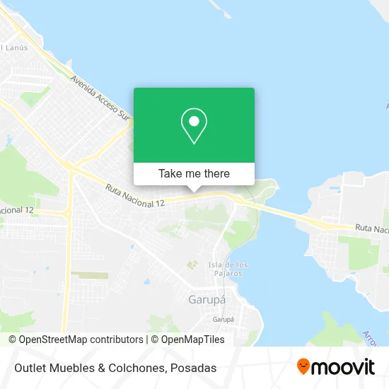 Outlet Muebles & Colchones map