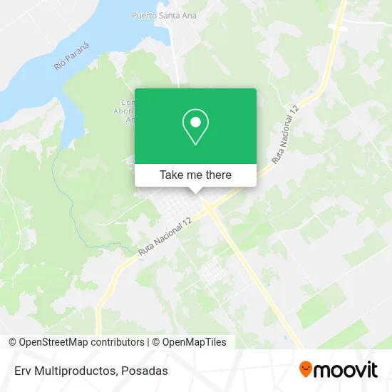 Erv Multiproductos map