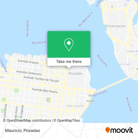 Mauricio map