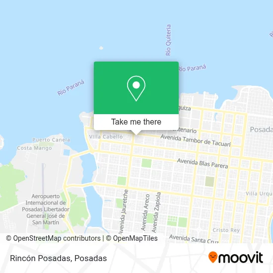 Rincón Posadas map