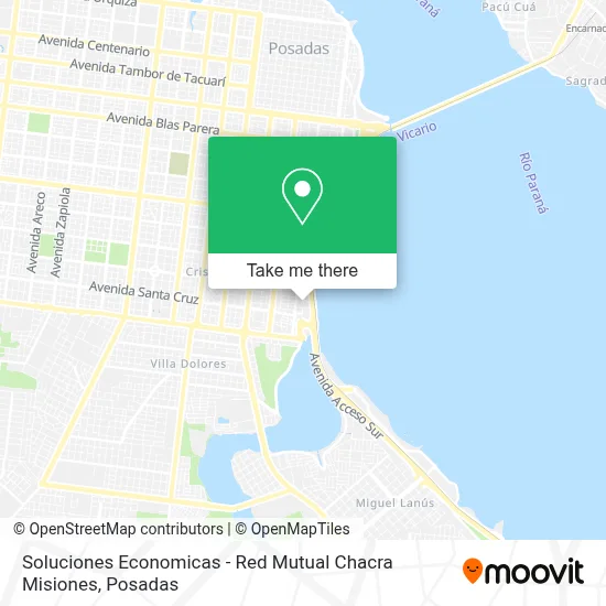 Soluciones Economicas - Red Mutual Chacra Misiones map