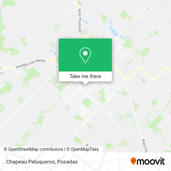 Chapeau Peluqueros map