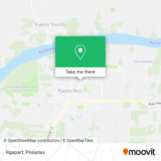 Rgapart map