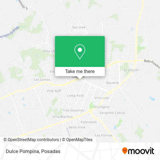 Dulce Pompina map