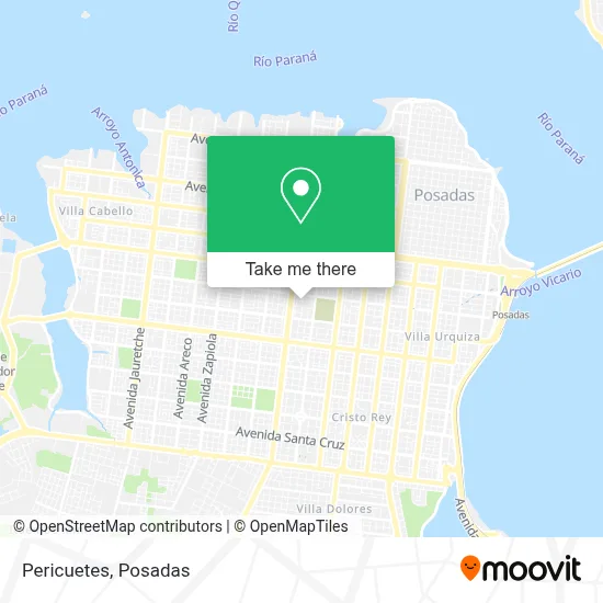Pericuetes map