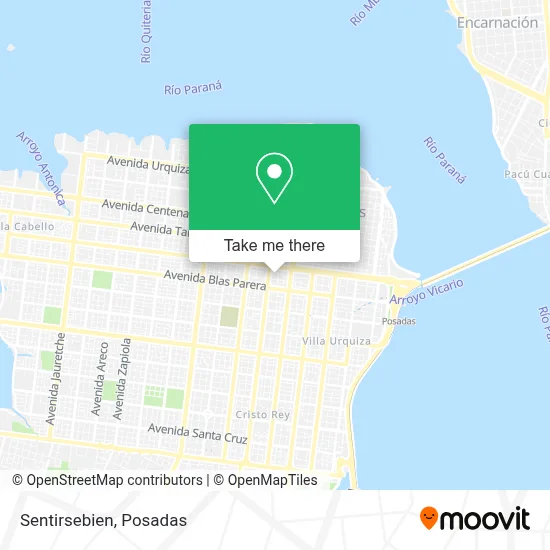 Sentirsebien map