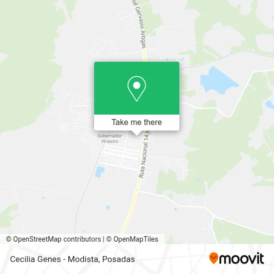 Cecilia Genes - Modista map