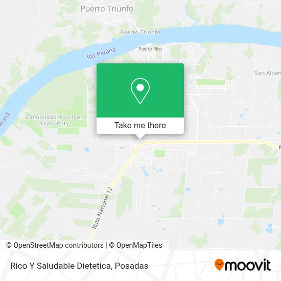 Rico Y Saludable Dietetica map